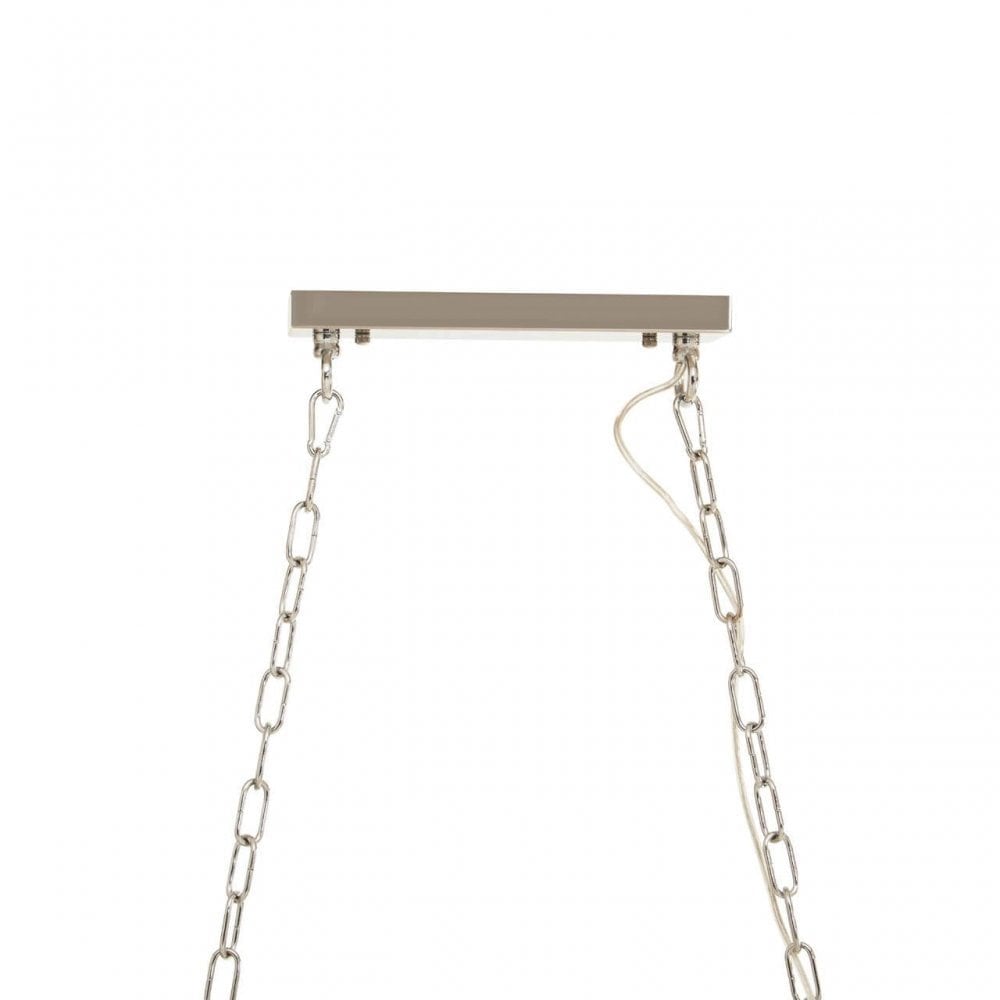 Karli Chrome Eight Bulb Pendant Light