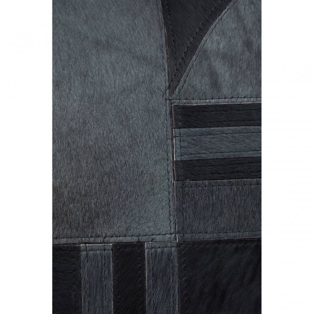 Safira Black And Grey Suede Cushion