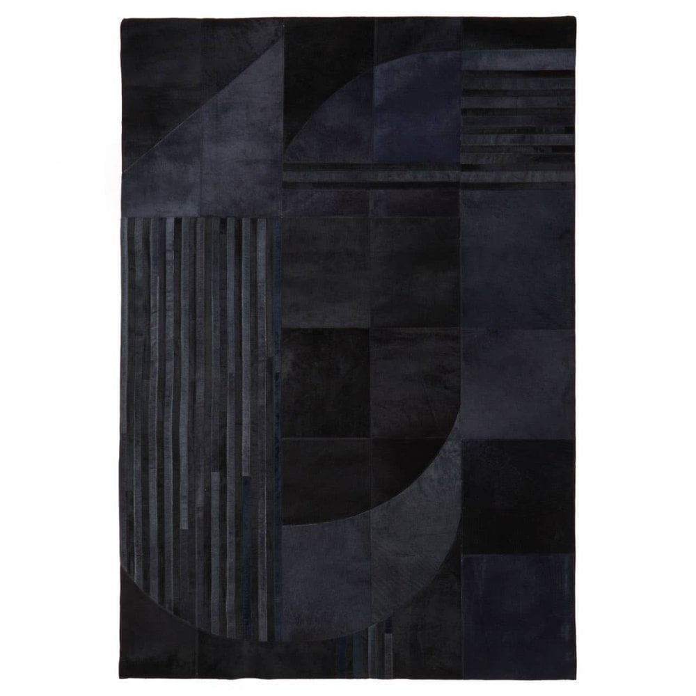 Safira Large Black And Grey Rug