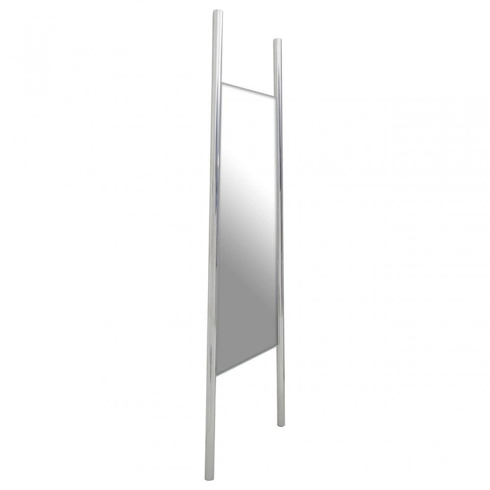 Genoa Silver Frame Standing Floor Mirror