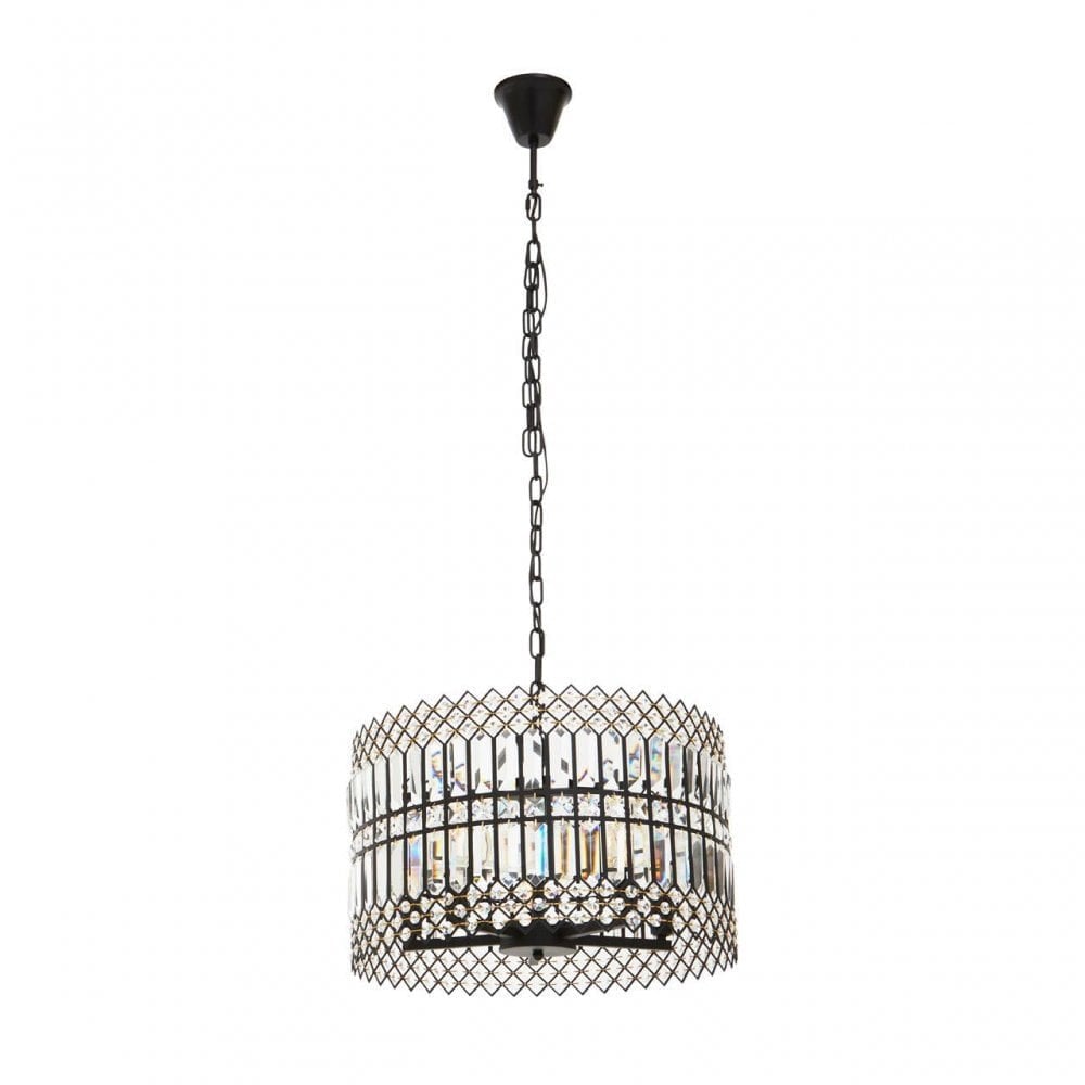 Babylon Five Bulb Crystal Chandelier