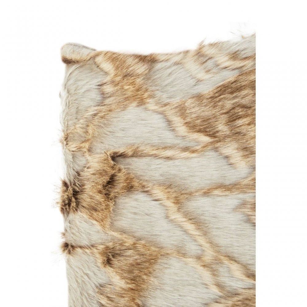 Bosie Lamina Grey And Natural Square Cushion