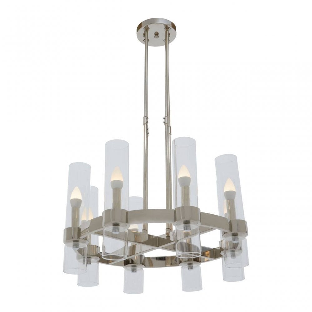 Alexis Nickel Finish Pendant Light
