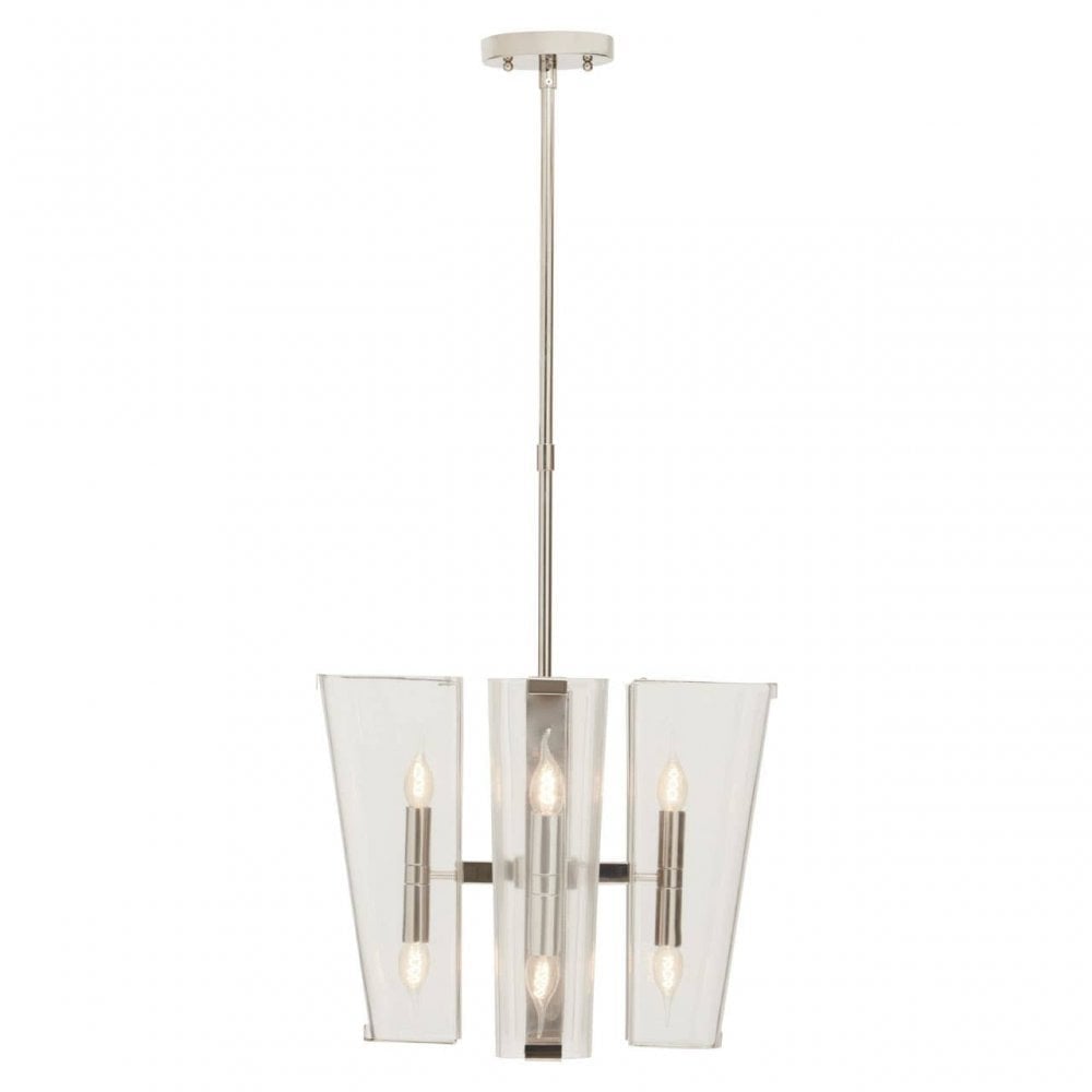 Celeste Nickel Finish Pendant Light