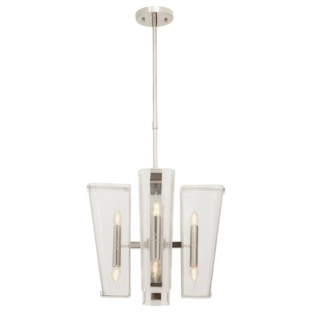Celeste Nickel Finish Pendant Light