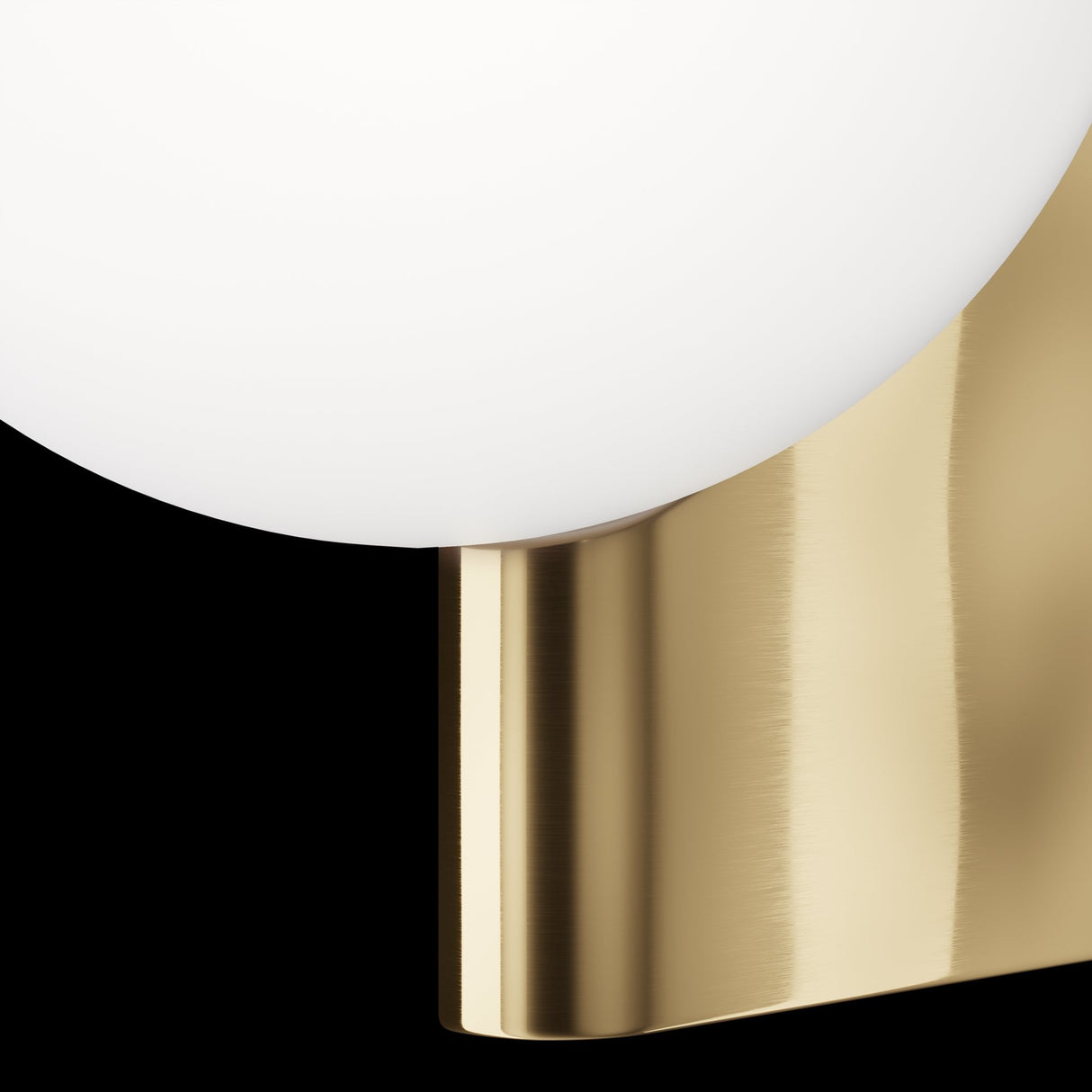 Contemporary Brass Wall Lamp - Modern Avant-Garde Design