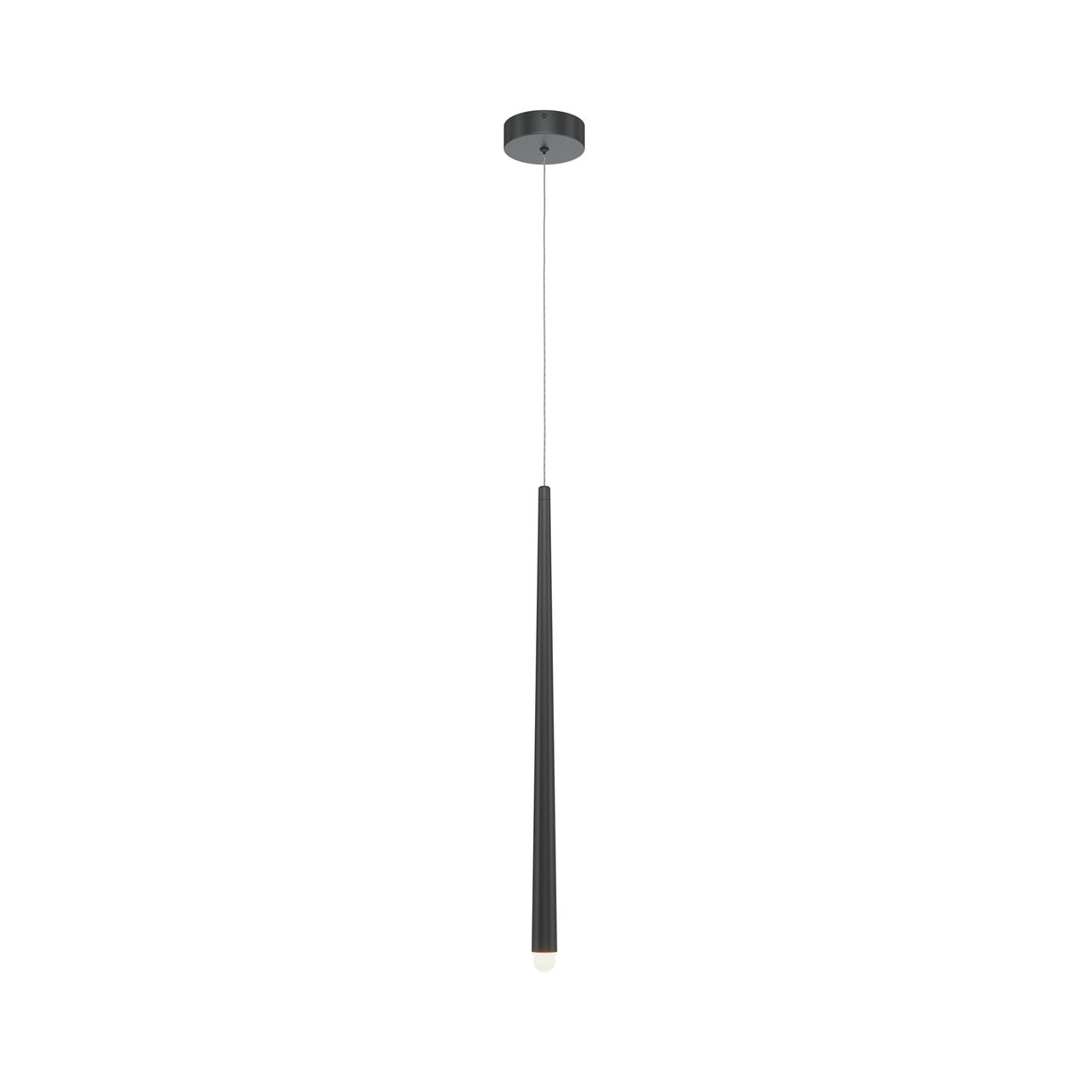 Sleek Black Modern Pendant Light - Cascade Series