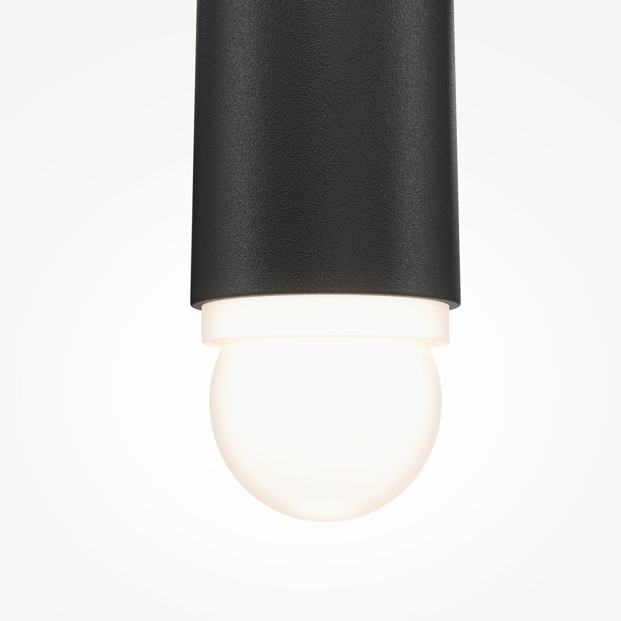 Sleek Black Modern Pendant Light - Cascade Series