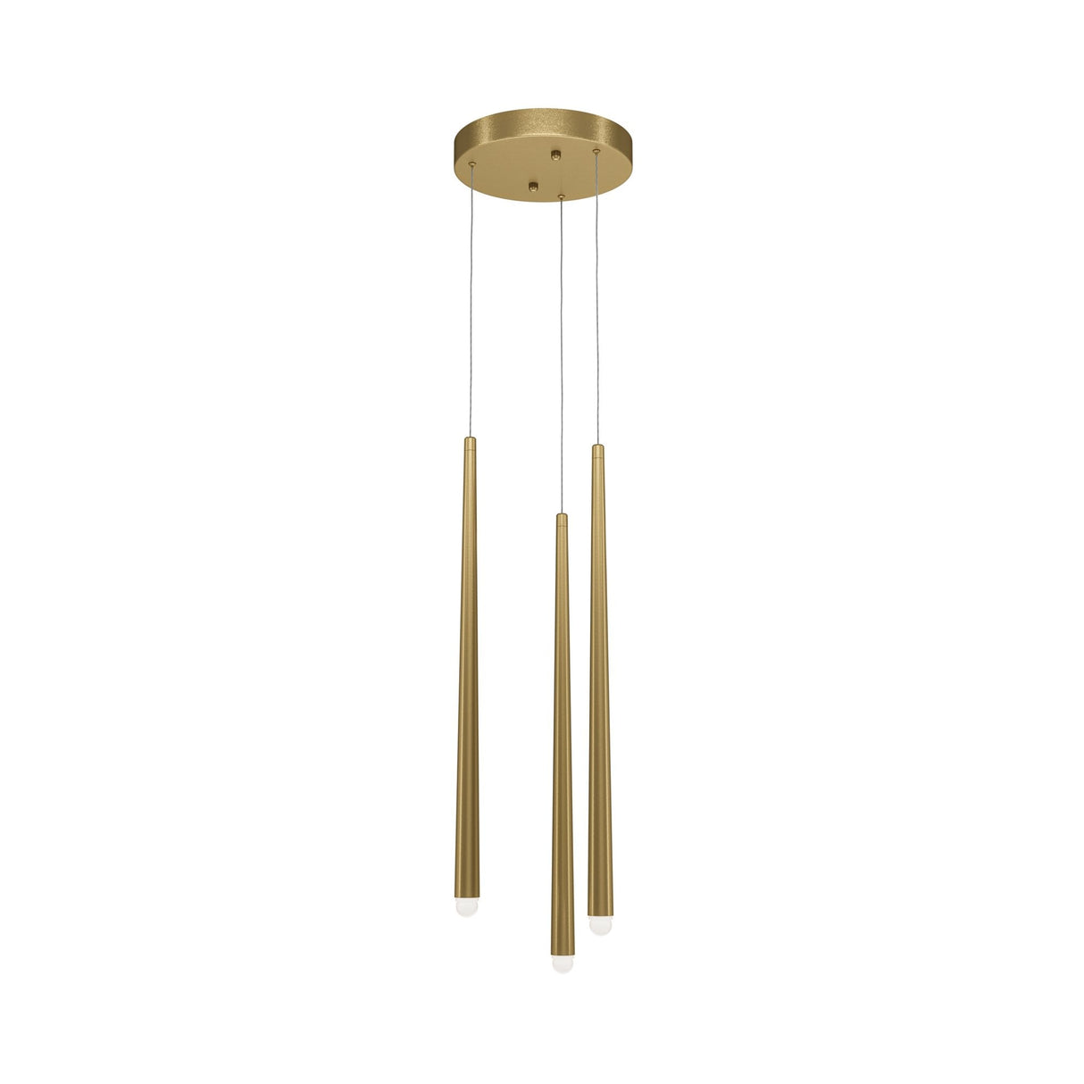 Elegant Brass Cascade Pendant Light Fixture - Maytoni Modern Style