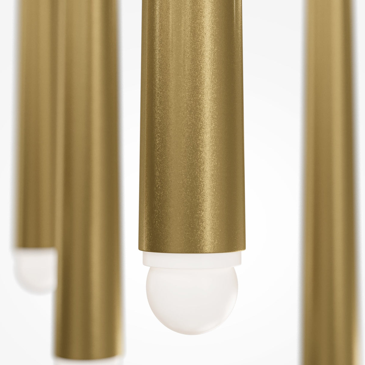 Contemporary Brass Cascade Pendant Light