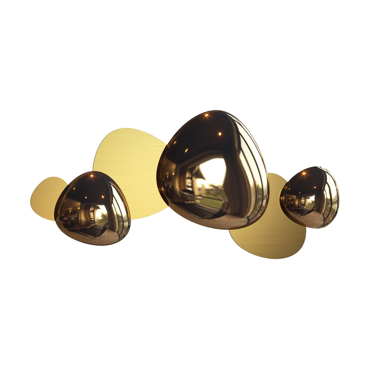 Contemporary Golden Jack-stone Wall Sconce