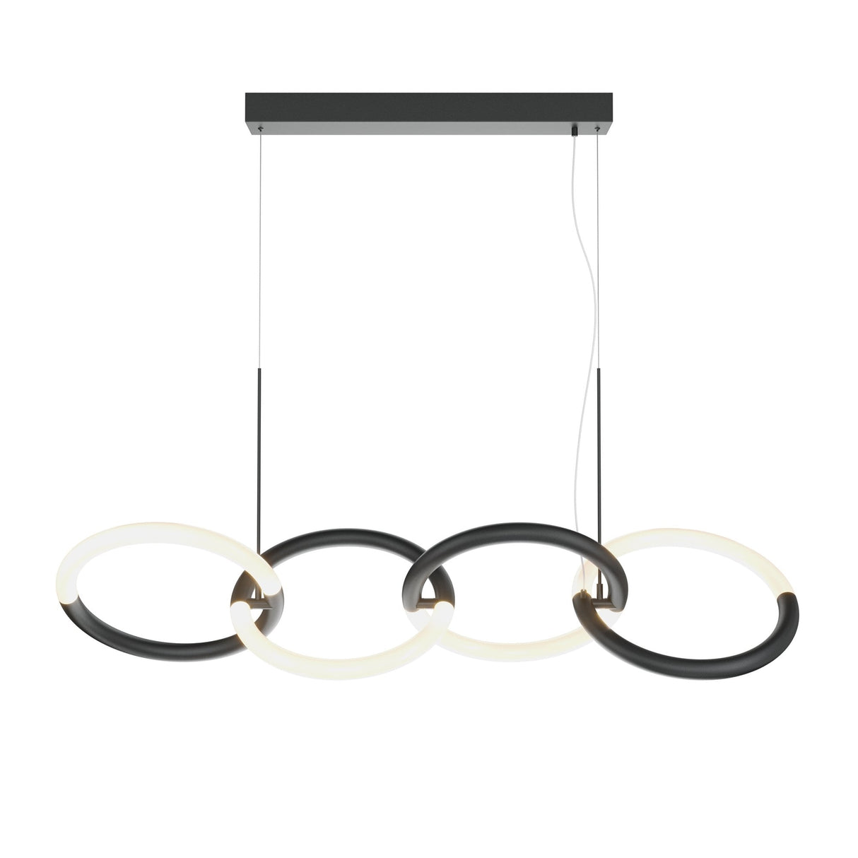 Sleek Black Node Pendant Light by Maytoni - Modern Elegance