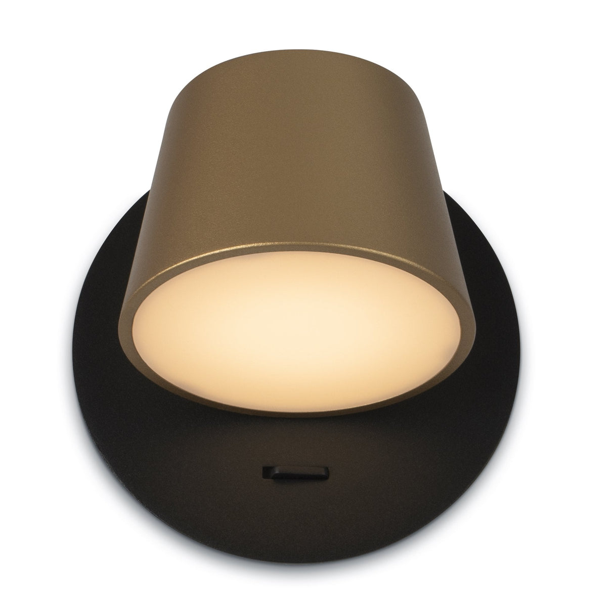 Black and Brass Contemporary Wall Lamp with Pixel Design