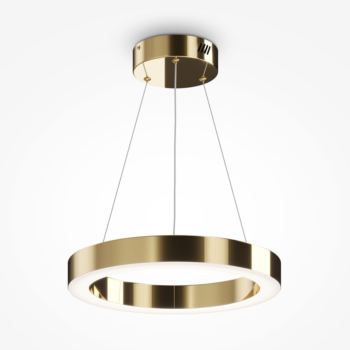 Contemporary Brass Saturno Pendant Light - Sleek Modern Design