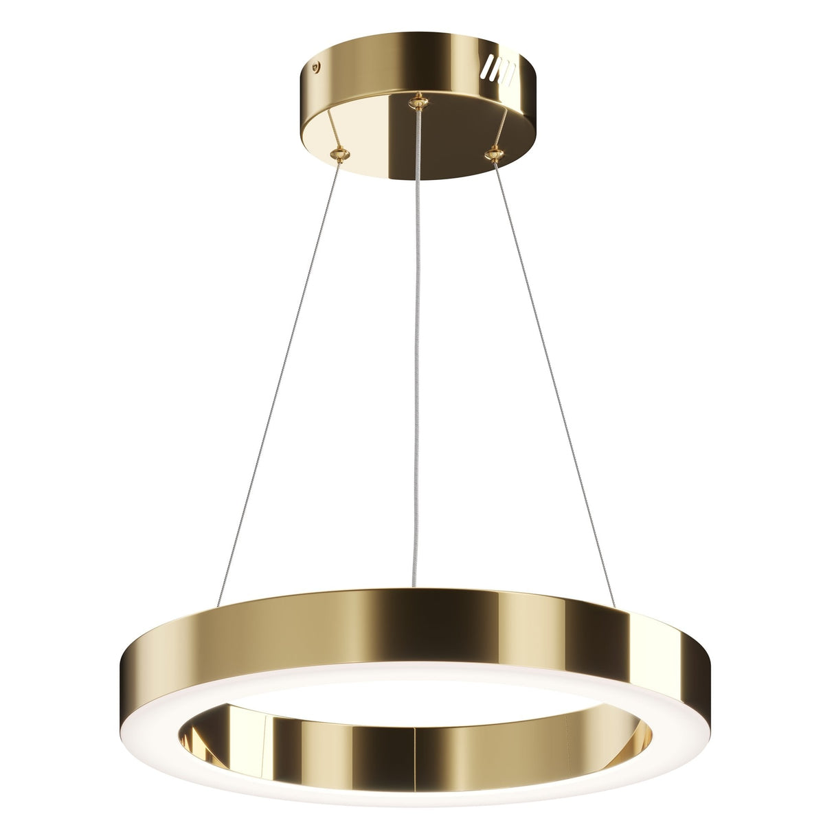 Contemporary Brass Saturno Pendant Light - Sleek Modern Design