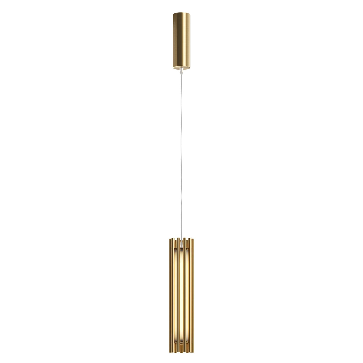 Elegant Brass Sonata Pendant Light