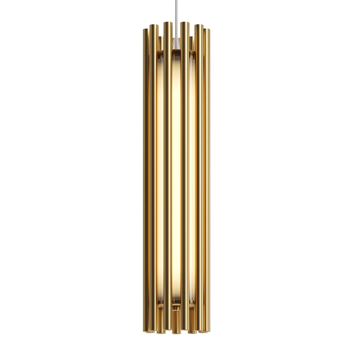 Elegant Brass Sonata Pendant Light