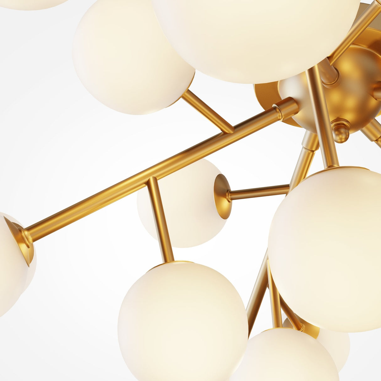 Dallas Gold Modern Ceiling Lamp - Sleek Elegance