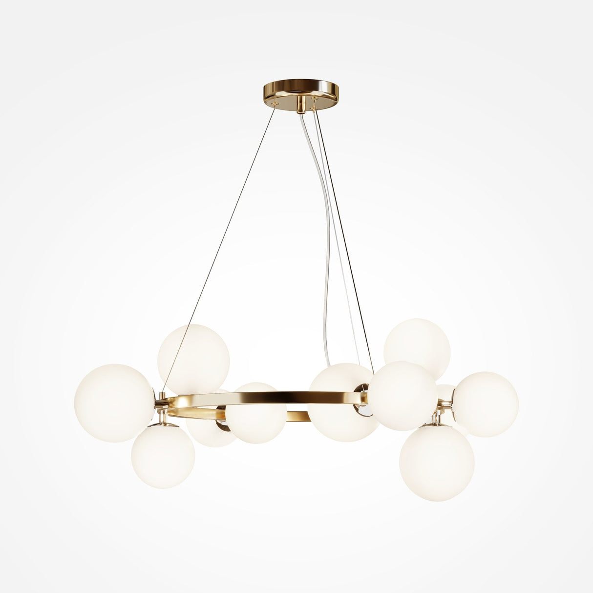 Golden Dallas Modern Sphere Pendant Light
