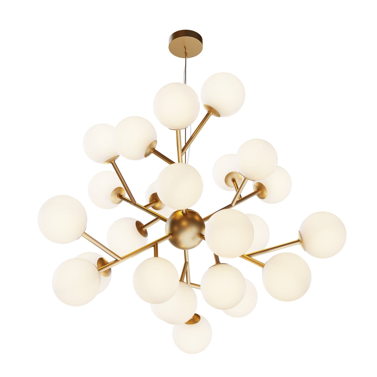 Sleek Gold Sphere Pendant Light - Modern Dallas by Maytoni