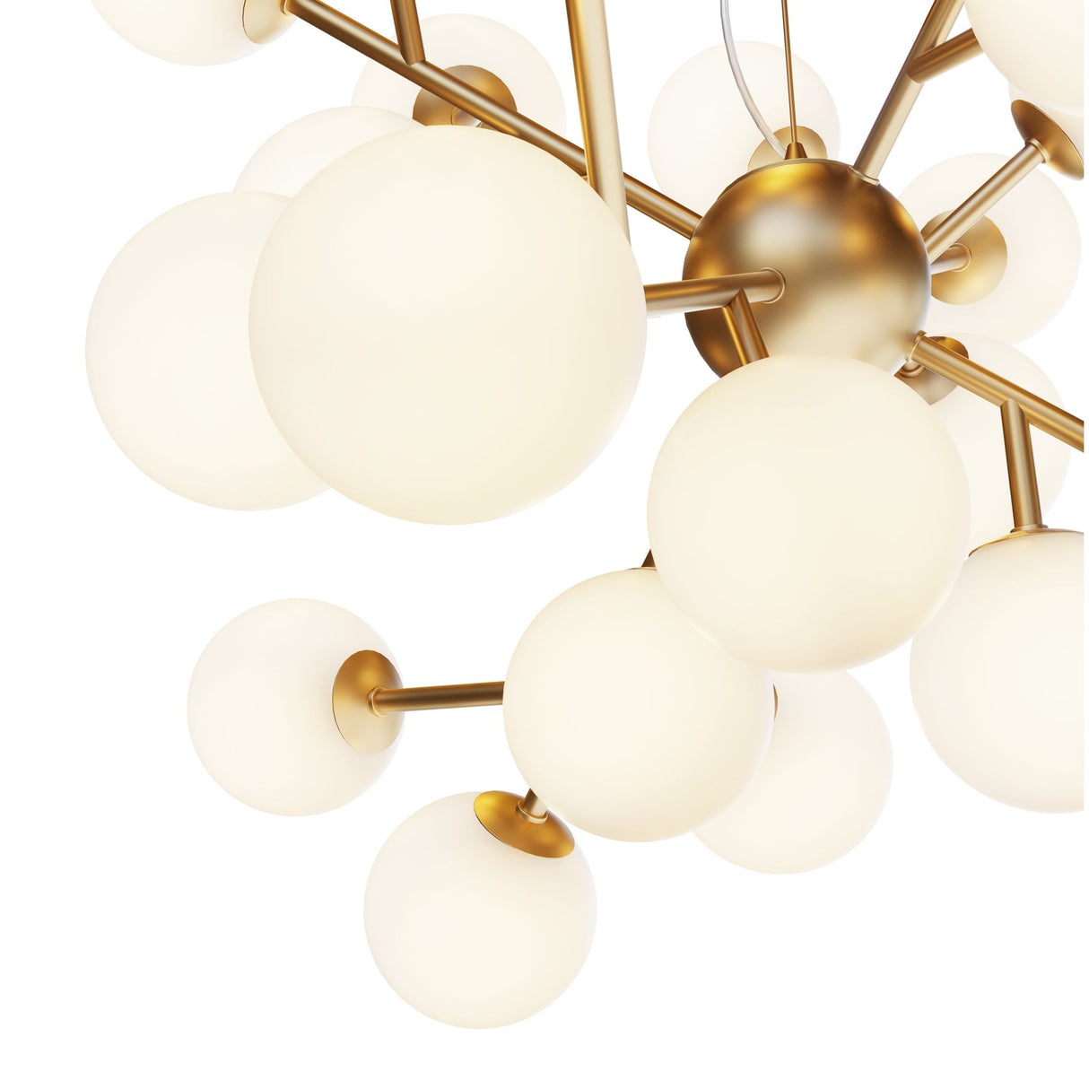 Sleek Gold Sphere Pendant Light - Modern Dallas by Maytoni