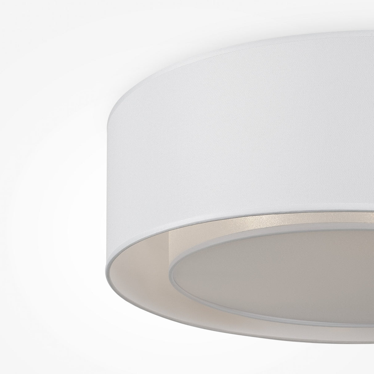 Sleek Bergamo Modern Ceiling Pendant - White