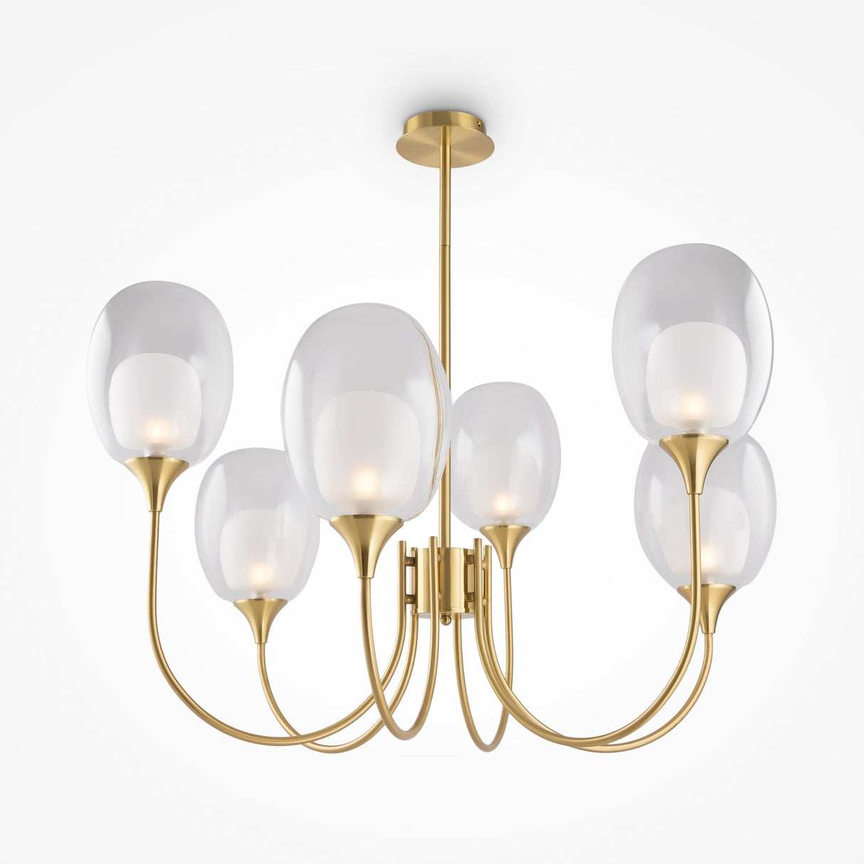 Brass Elegance Aura Pendant Light - Maytoni Modern Collection