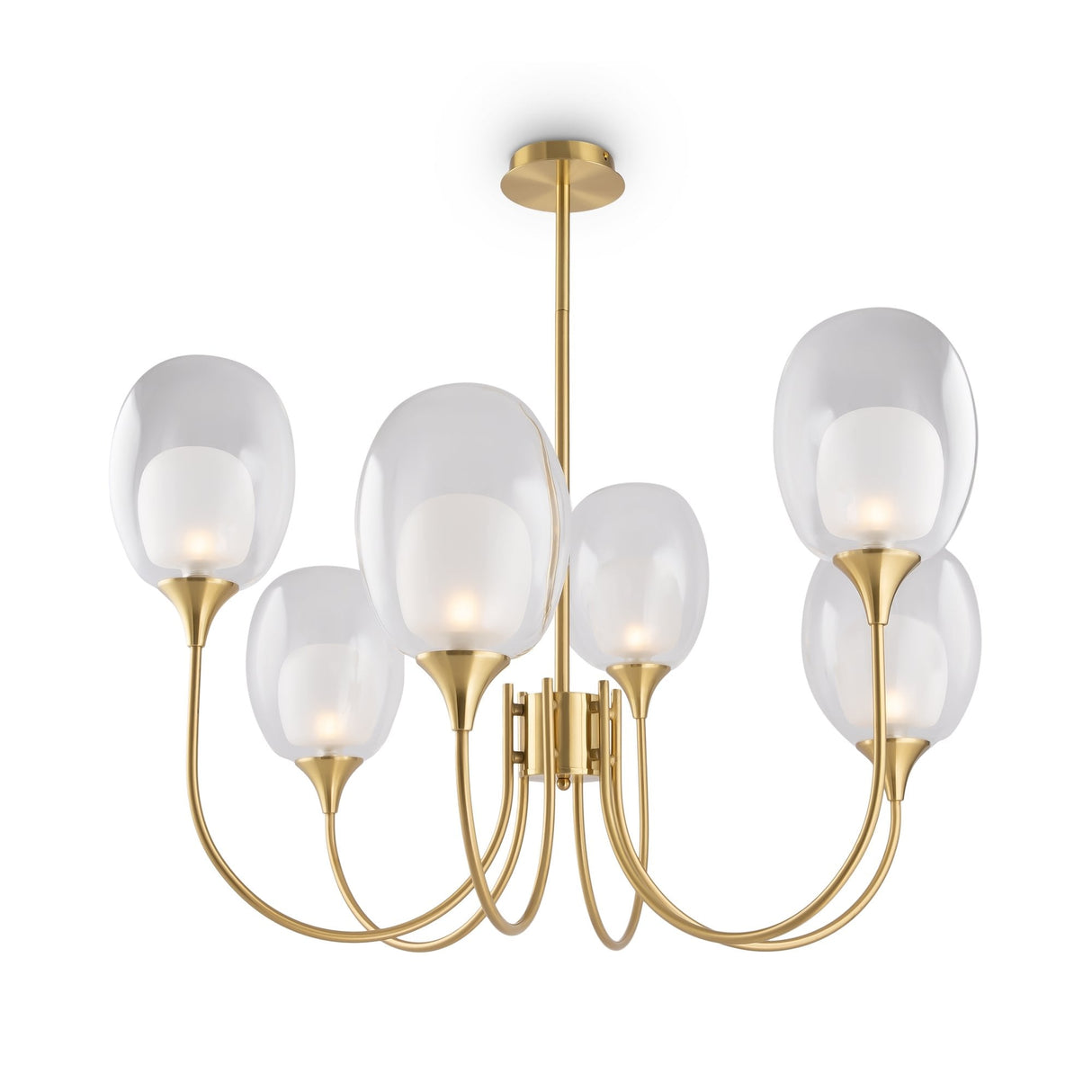 Brass Elegance Aura Pendant Light - Maytoni Modern Collection