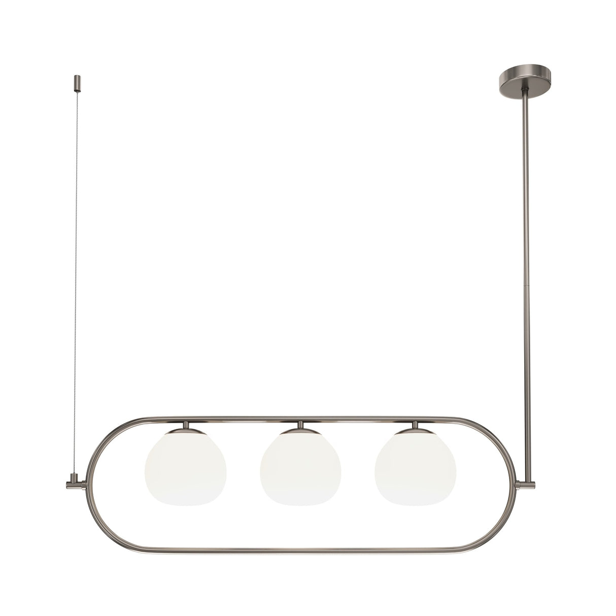 Contemporary Erich Pendant Light - Sleek Nickel Finish