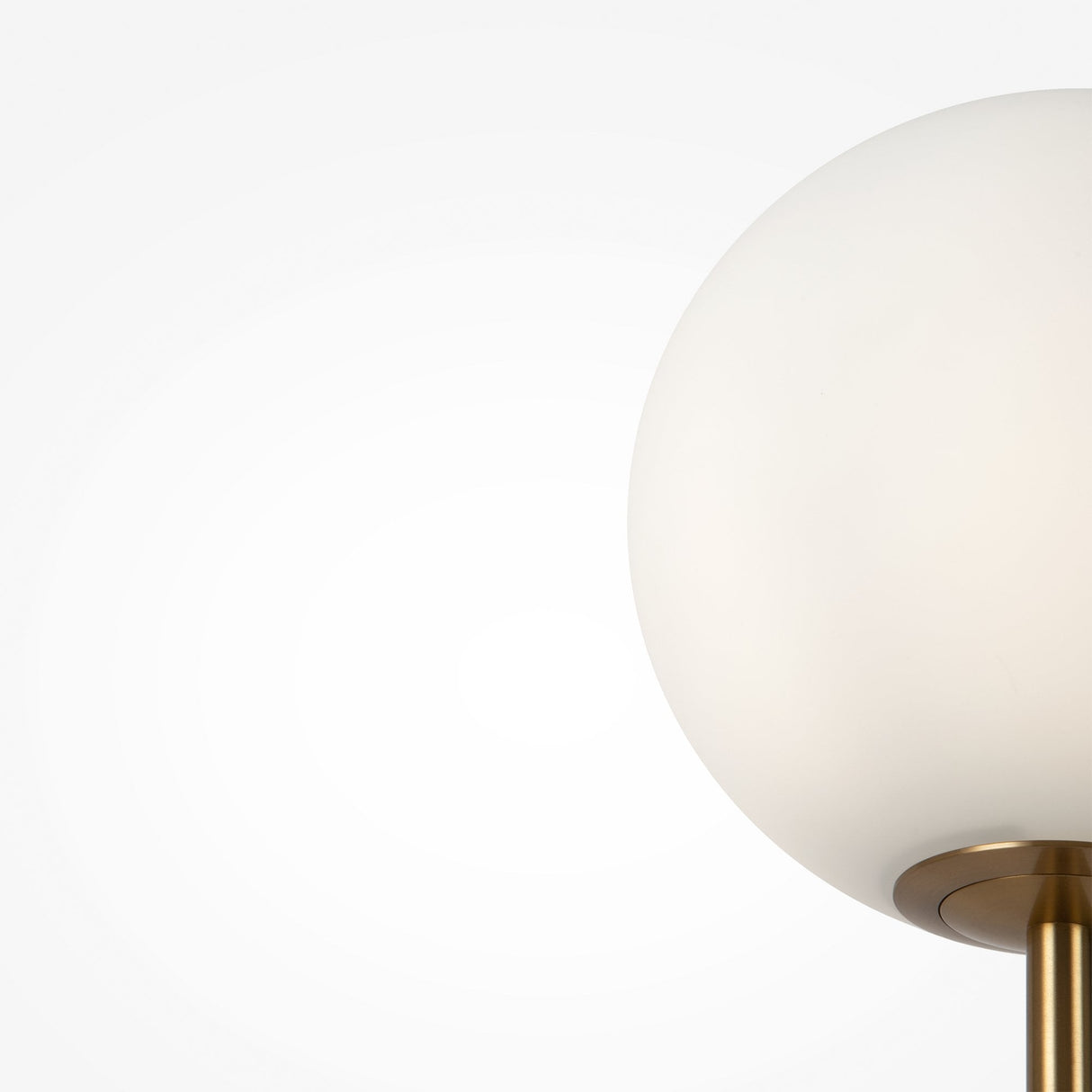 Contemporary Brass Ring Floor Lamp by Maytoni