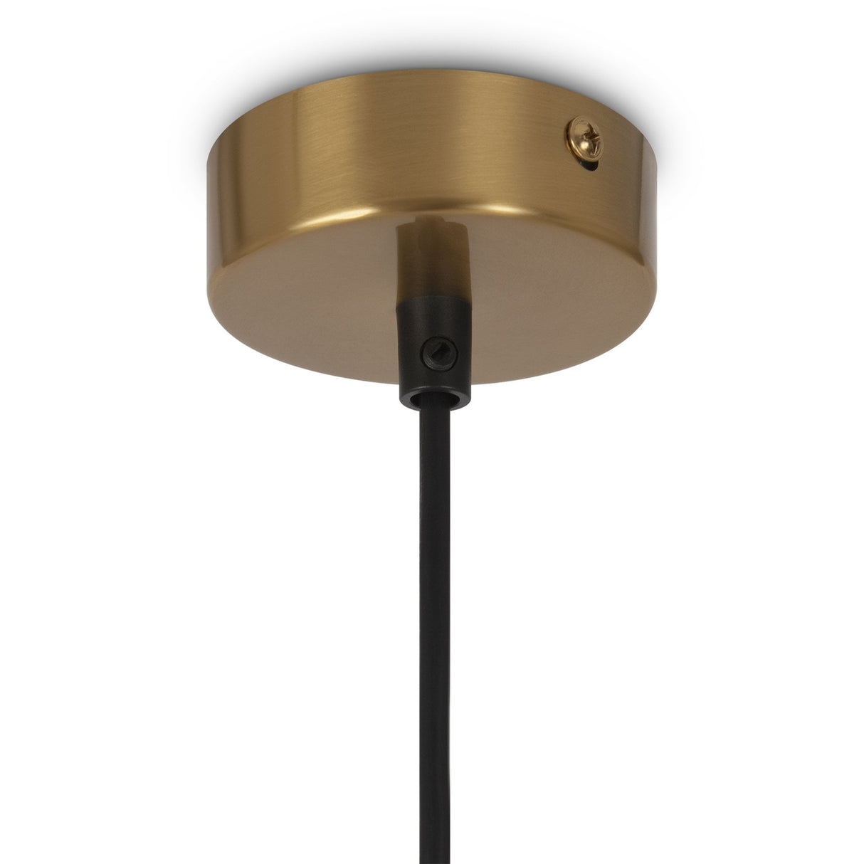 Contemporary Brass Sphere Pendant Light