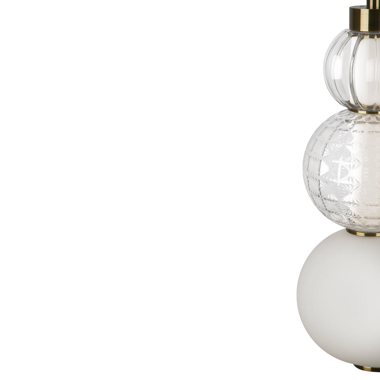 Modern Gold Sphere Pendant Light - Maytoni Collar Collection