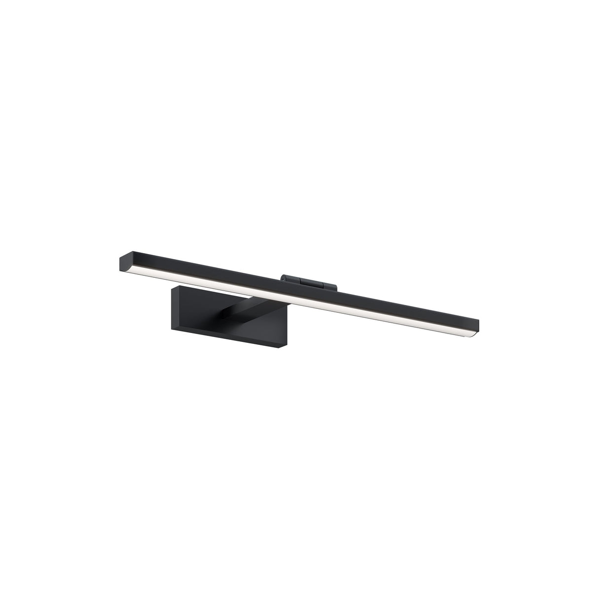 Sleek Black Mirror Backlight with Swivel LED Diffuser - Maytoni Bris Collection