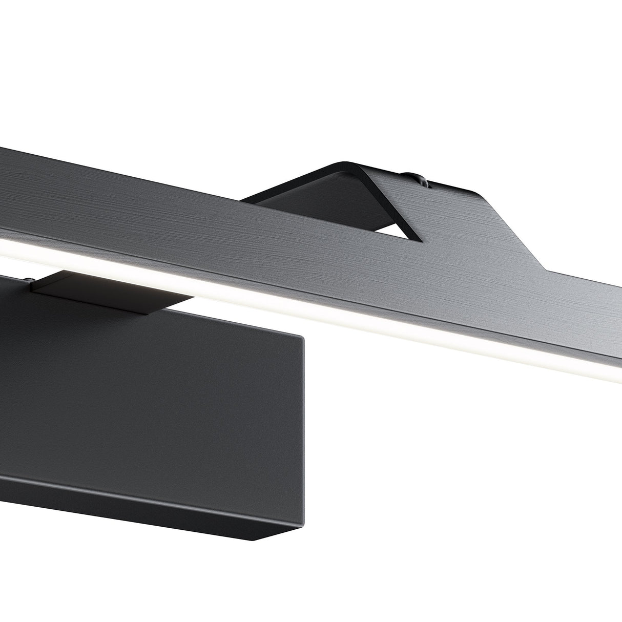 Modern Backlit Mirror Light - Black