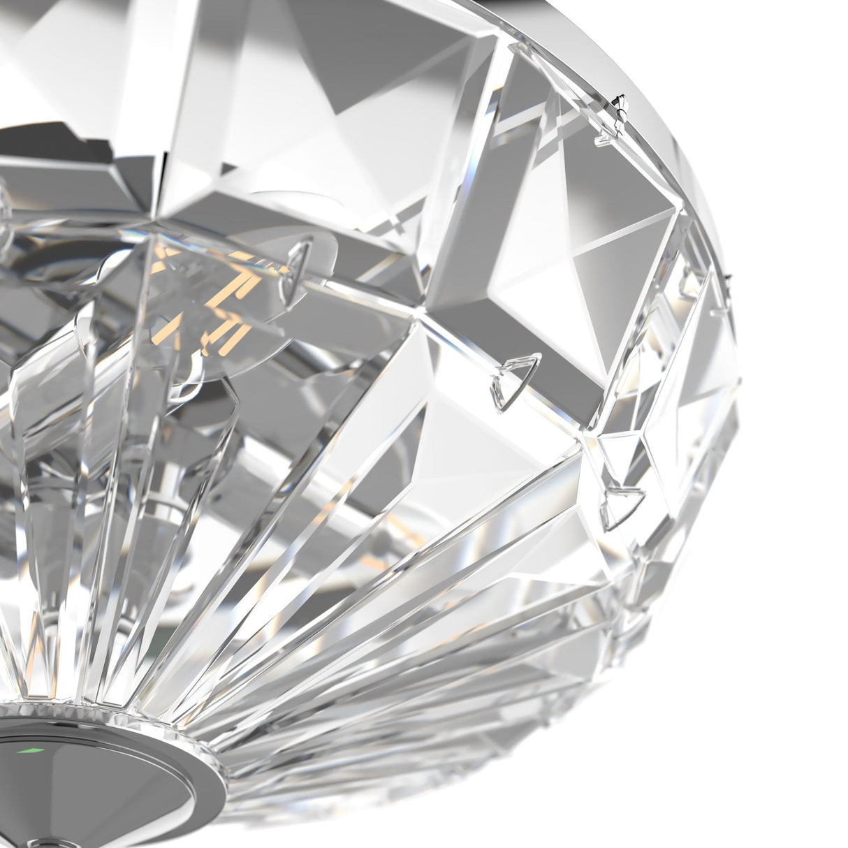 Elegance Chrome Faceted Ceiling Lamp - Neoclassic Collection