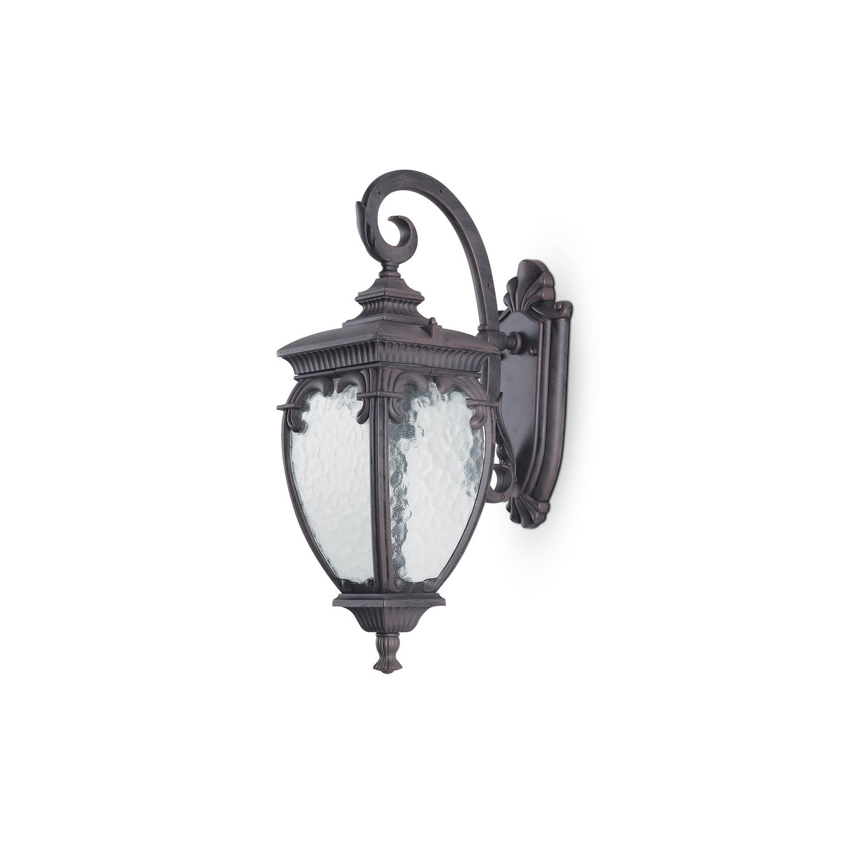 Bronze Antique Fleur Outdoor Wall Lamp