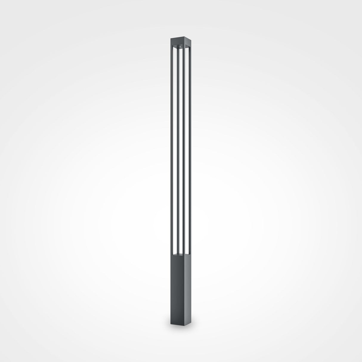Graphite Elegance: Elbe Series Outdoor Garden Lamp