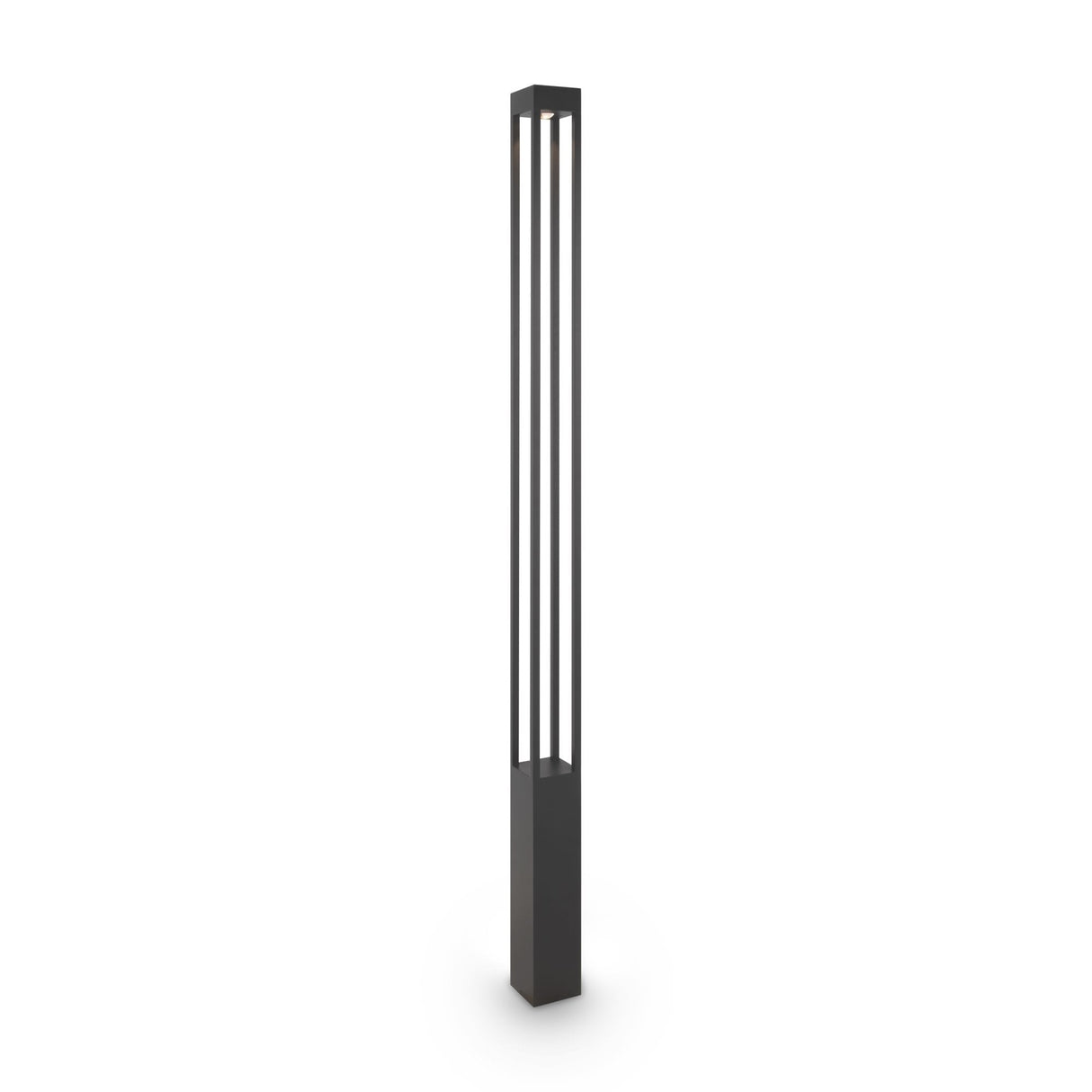 Graphite Elegance: Elbe Series Outdoor Garden Lamp