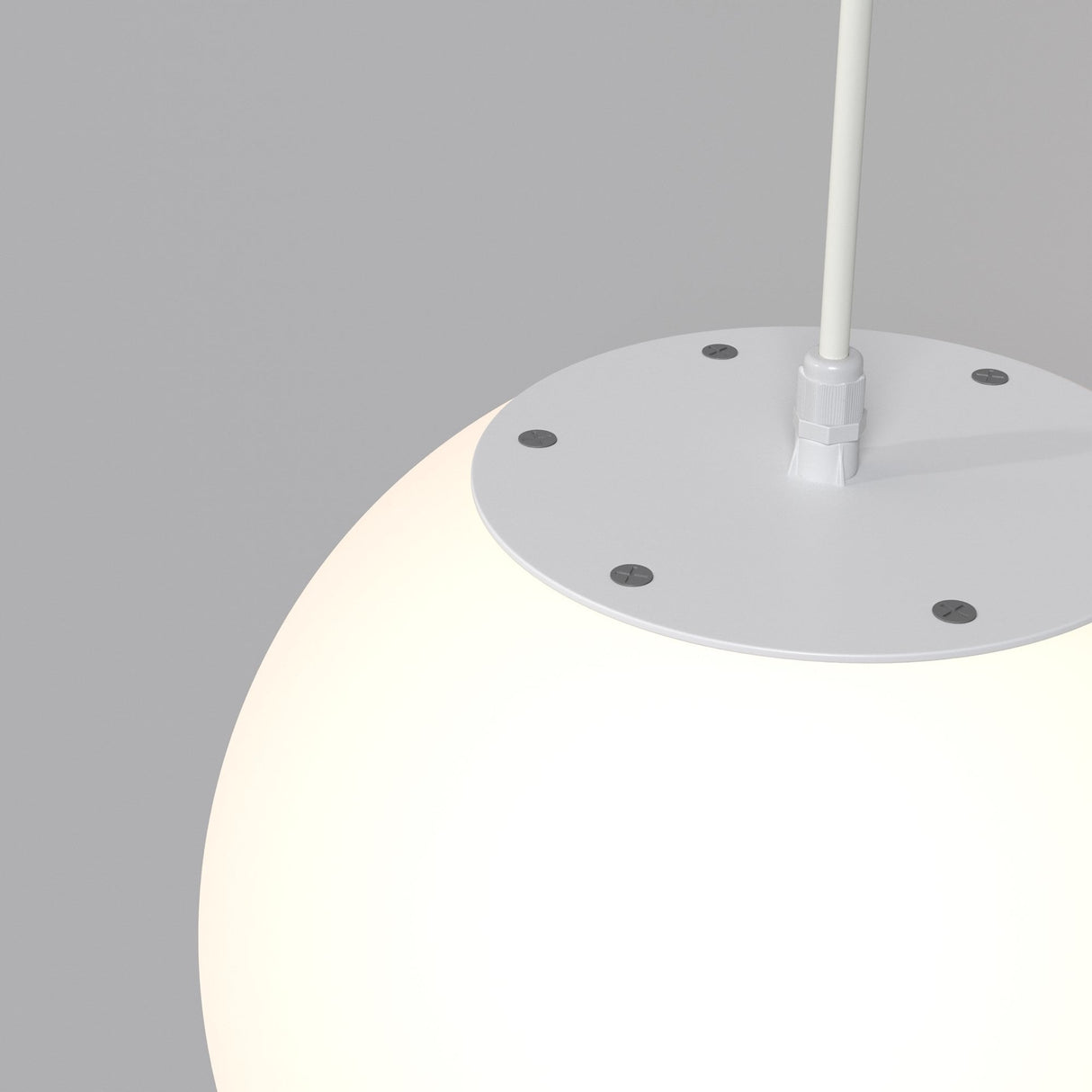 Chic White Spherical Outdoor Pendant Lamp - Erda Collection