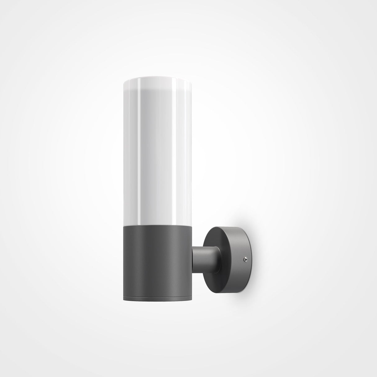 Willis Series Outdoor Wall Lamp - Sleek Grey Finish
