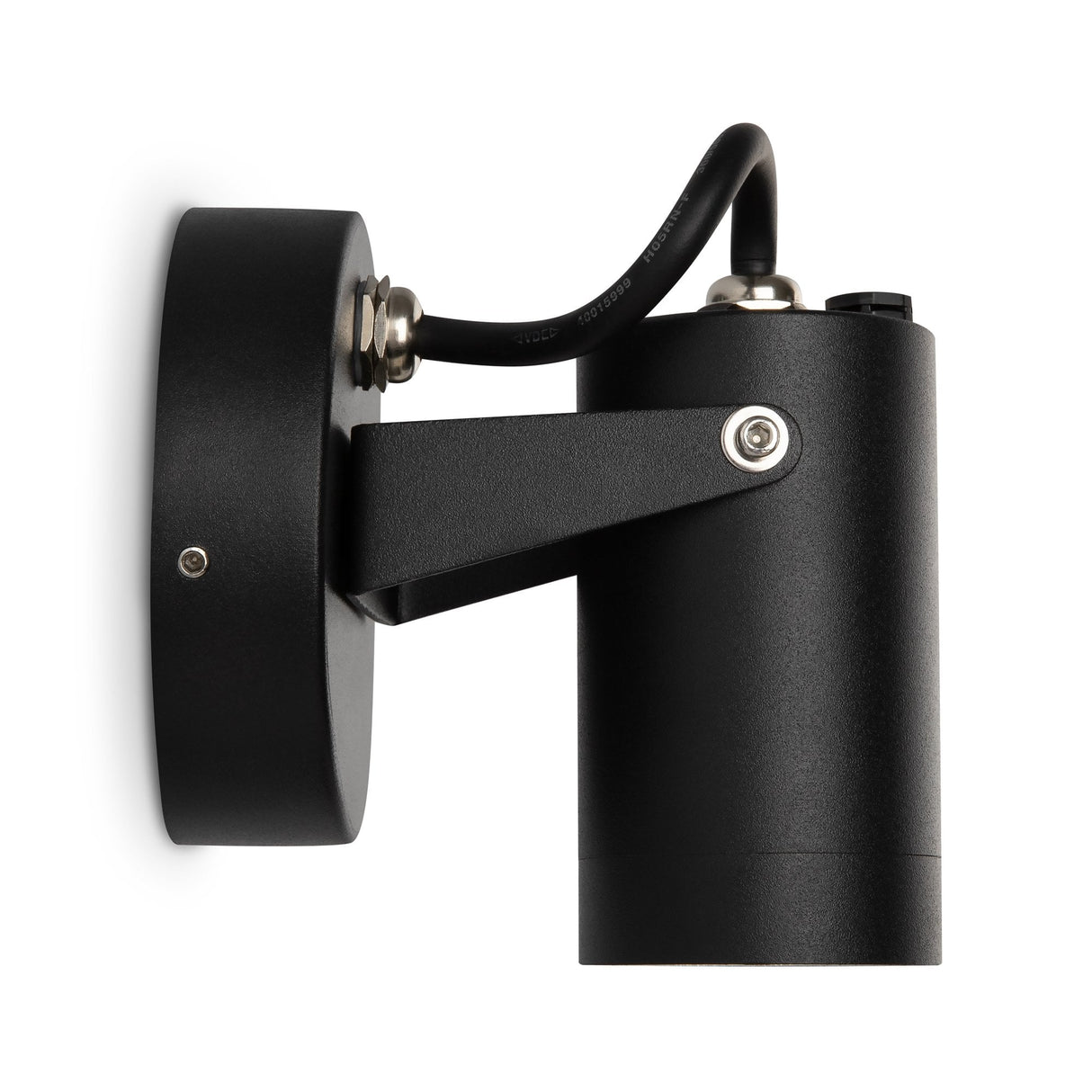 Sleek Outdoor Adjustable Wall Lamp - Black