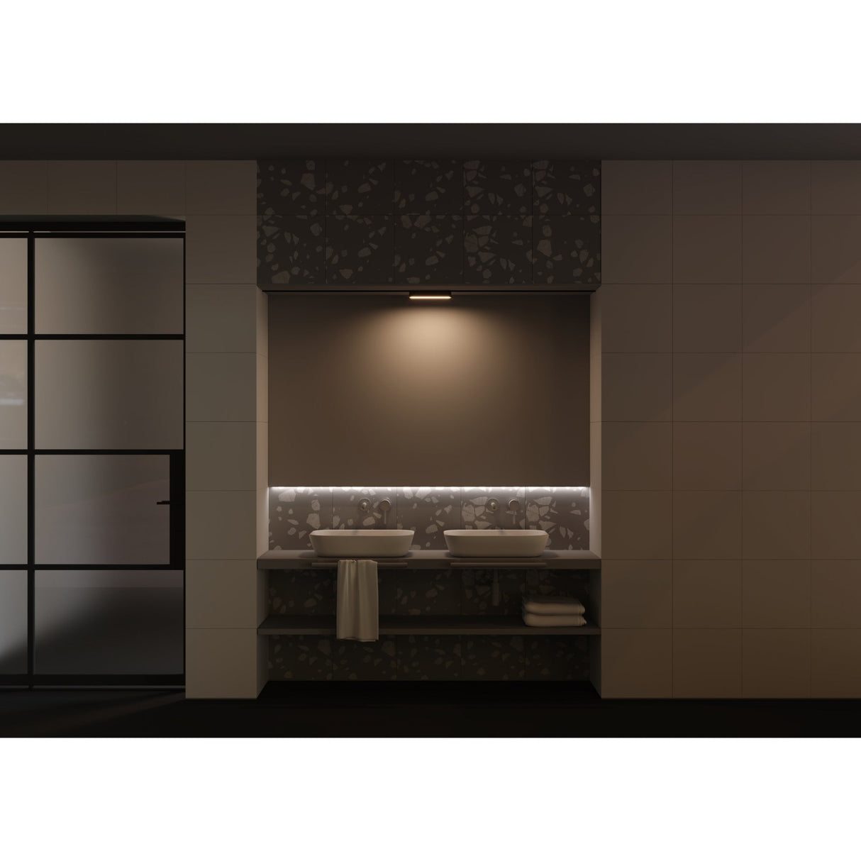 Sleek Black LED Track Lighting System - Radity Basis Series