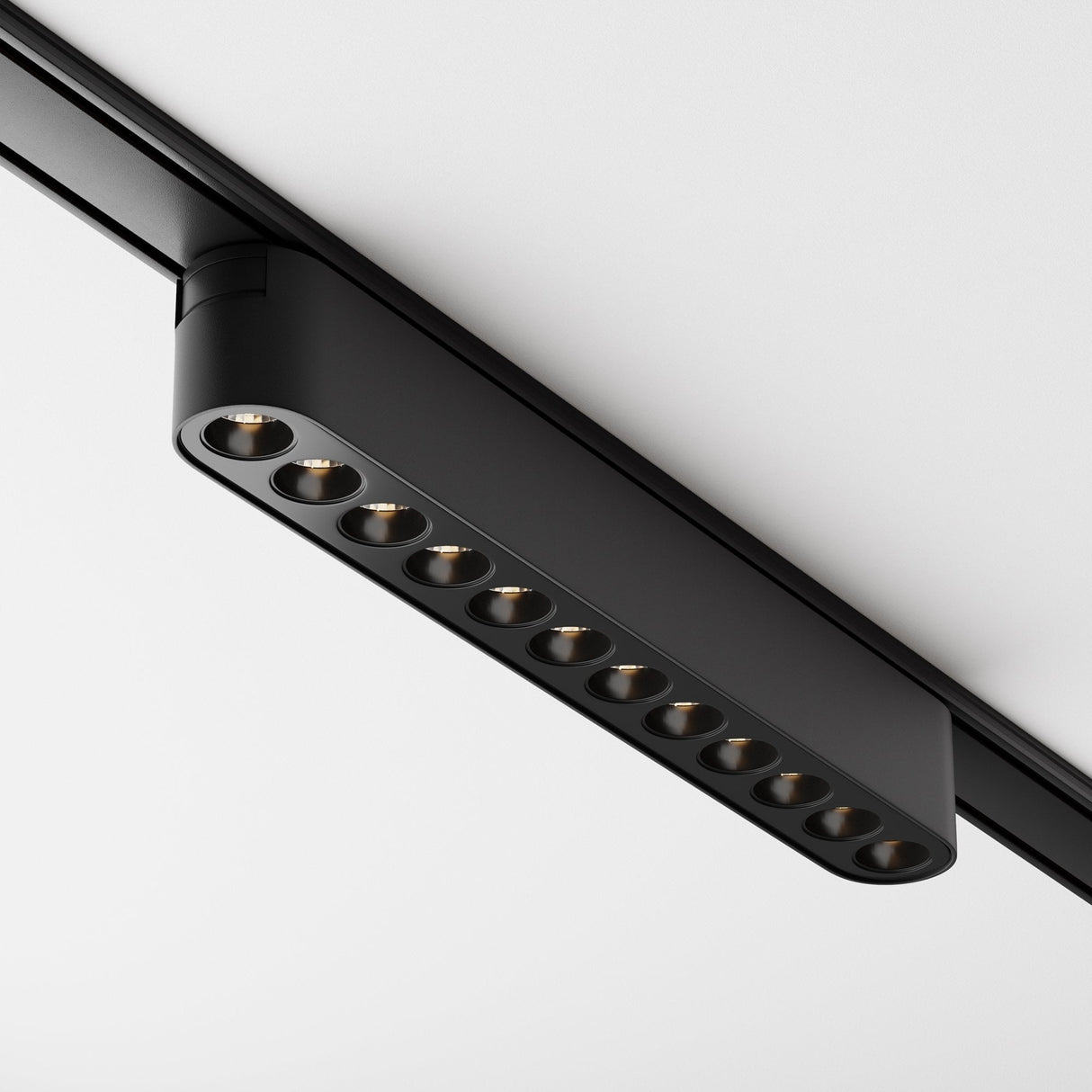 Radity Magnetic Track Lighting System - Sleek Black Design
