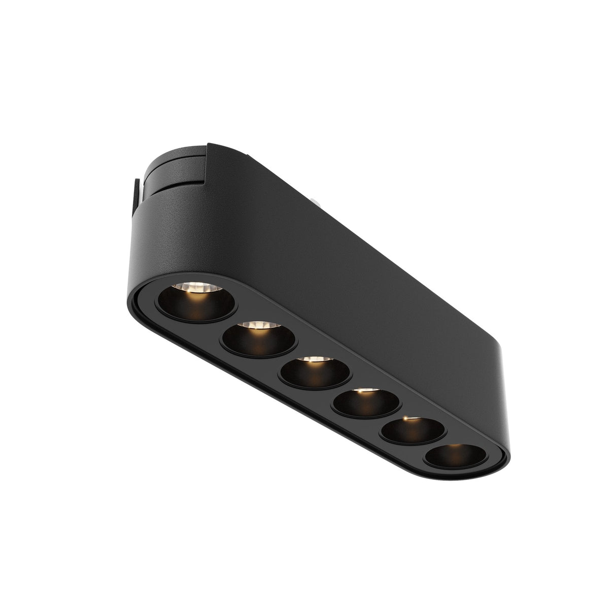 Sleek Black Magnetic Track Lighting - Radity Points Series
