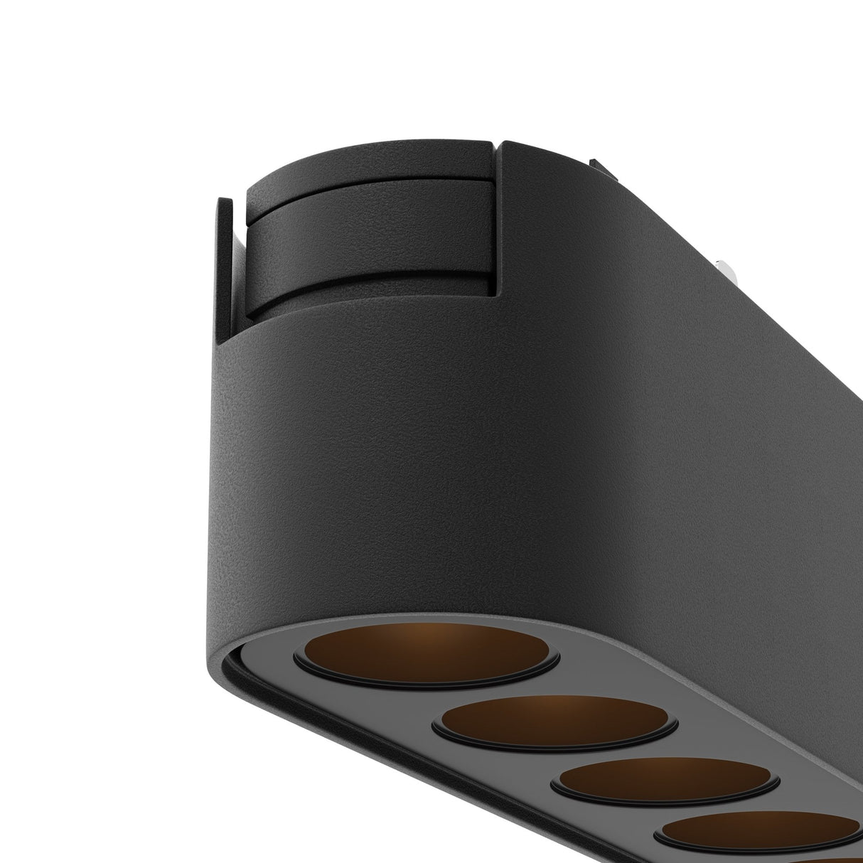 Sleek Black Magnetic Track Lighting - Radity Points Series