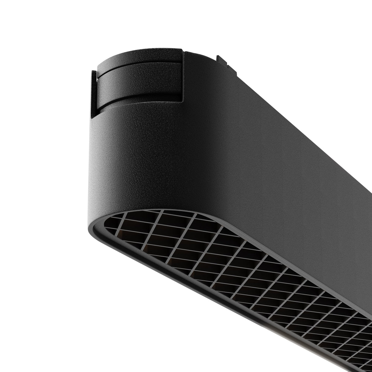 Sleek Black Grid Track Lighting - Radity Magnetic System