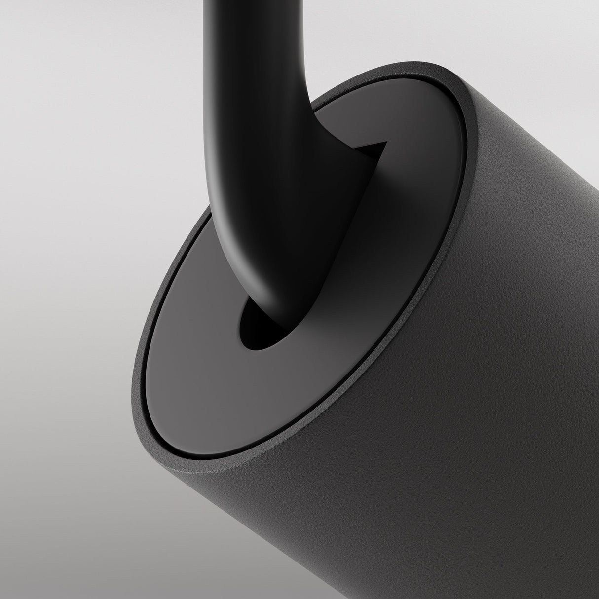 Sleek Black Exility Focus LED Magnetic Track Lighting System