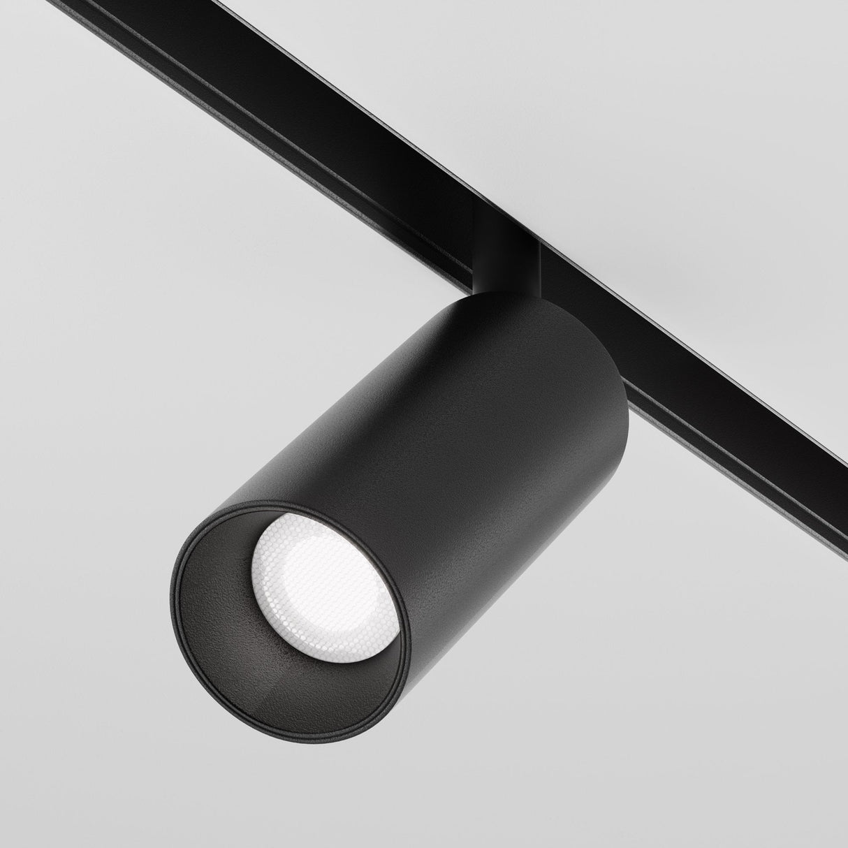 Sleek Exility Focus LED Track Lighting System - Black