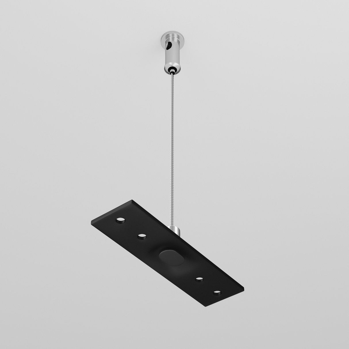Sleek Silver Exility Magnetic Track Lighting Accessory - Modern Track System Enhancement