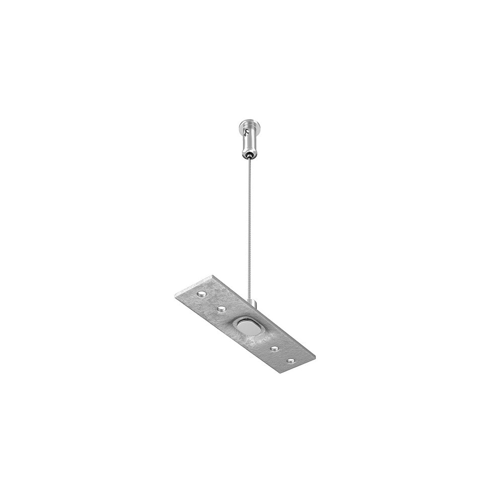 Sleek Silver Exility Magnetic Track Lighting Accessory - Modern Track System Enhancement